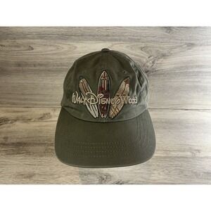 VINTAGE Walt Disney World Mickey Surf Board Baseball Dad Hat Cap Adult Size‎ WDW